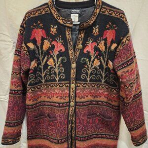 Icelandic Design Wool Button Up Sweater